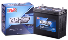 GP MF Silver NS40ZL MAINTENANCE FREE CAR BATTERY